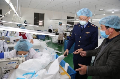 浙江安吉严把战“疫”产品质量关